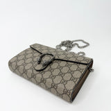 GUCCI DIONYSUS SUPREME CHAIN WALLET/ CROSSBODY