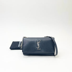 SAINT LAURENT WEST HOLLYWOOD TOY BLK GRAINED LEATHER CROSSBODY