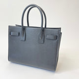 SAINT LAURENT BLK LEA & SHW BABY SAC DE JOUR 2 WAY TOTE