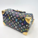 LOUIS VUITTON x TAKASHI MURAKAMI BLK MONO MULTICOLOR SPEEDY 30