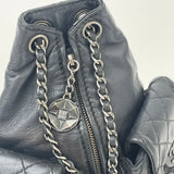 CHANEL MINI BACKPACK IS BACK IN BLK LEA & RHW