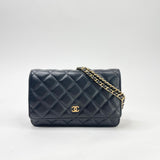 CHANEL CLASSIC WOC IN BLK LMBSKIN & GHW