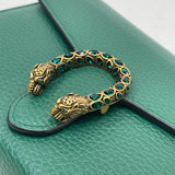 GUCCI EMERALD LEA & CRYSTAL DIONYSUS MINI CHAIN WALLET/ CROSSBODY