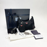 PRADA LIMITED EDITION RE EDITION 2005 BLK NYLON CROSSBODY