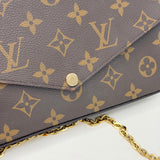 LOUIS VUITTON FELICIE POCHETTE CROSSBODY + CARD HOLDER POUCH - BLuxe Boutique