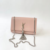 SAINT LAURENT KATE TASSEL IN LT PINK SMOOTH LEA & SHW