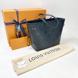 LOUIS VUITTON NEVERFULL MM BLK EMPREINTE LEA