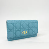 DIOR CARO WOC IN CANNAGE TURQUOISE LEA & GHW