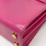 SAINT LAURENT SAC DE JOUR NANO IN HOT PINK SMOOTH LEA & GHW - BLuxe Boutique