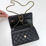 CHANEL CLASSIC WOC IN BLK CAVIAR LEA & GHW