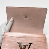 LOUIS VUITTON LOUISE PM PEARL PINK EPI CLUTCH/CROSSBODY