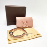 LOUIS VUITTON LOUISE PM PEARL PINK EPI CLUTCH/CROSSBODY