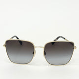 VALENTINO ROCKSTUD SQUARE BRN GRADIENT LENS & GOLD FRAME SUNGLASSES - BLuxe Boutique
