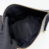 CHRISTIAN DIOR DIORTRAVEL NOMAD POUCH IN BLUE TOILE DE JOUY REVERSE TECHNICAL FABRIC