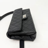 CHANEL REISSUE BELT BAG IN BLK QUILTED CAVIAR LEA & SHW - BLuxe Boutique