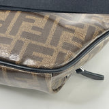 FENDI ZUCCA COATED CANVAS WAIST BAG