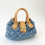 LOUIS VUITTON MONOGRAM DENIM MINI PLEATY BAG