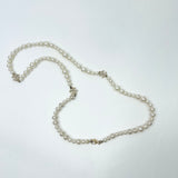 CHANEL CRYSTAL 3 CC FAUX PEARL NECKLACE