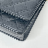 CHANEL CLASSIC WOC IN BLK CAVIAR LEA & GHW