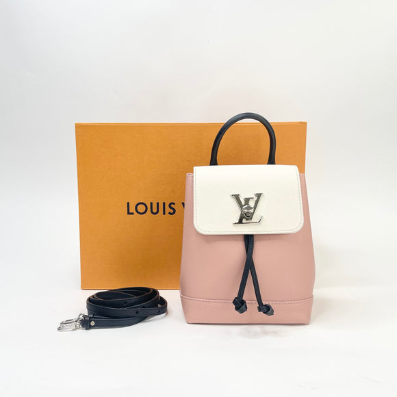 LOUIS VUITTON LOCKME MINI BACKPACK IN TRICOLOUR TAURILLON LEA