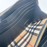 BURBERRY NOVA CHECK CANVAS ZIP WALLET