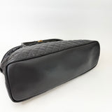 SAINT LAURENT ES GIANT TRAVEL BAG IN BLK QUILTED LEA & GHW