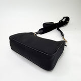 PRADA RE EDITION 2005 CROSSBODY IN BLK NYLON & GHW