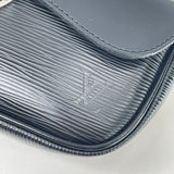 LOUIS VUITTON MONTAIGNE BLK EPI CLUTCH/ SHOULDER BAG