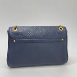 LOUIS VUITTON SAINT GERMAIN PM IN NAVY EMPREINTE LEA & GHW