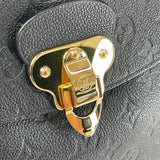 LOUIS VUITTON GEORGES MM IN BLK EMPREINTE LEA & GHW