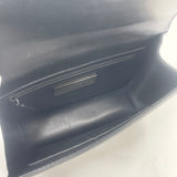 VALENTINO ROCKSTUD GLAM LOCK NOIR FLAP CHAIN CROSSBODY BAG