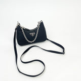 PRADA RE EDITION MINI BLK NYLON CROSSBODY