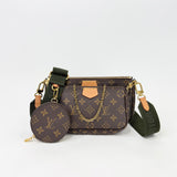 LOUIS VUITTON MULTI POCHETTE ACCESSORIES W KHAKI STRAP