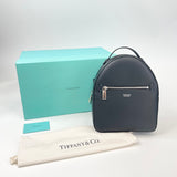 TIFFANY & CO BLK LEATHER BACKPACK