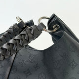 LOUIS VUITTON CARAMEL HOBO IN BLK MAHINA LEA