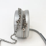 CHANEL ROUND AS EARTH CROSSBODY IN METALLIC LEA & SHW - BLuxe Boutique