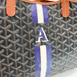 GOYARD ST LOUIS PM BLK COATED CANVAS TOTE + POUCH - BLuxe Boutique