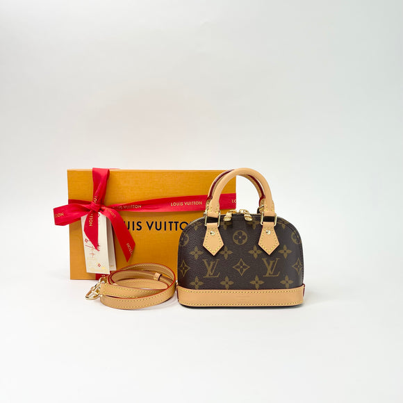 LOUIS VUITTON MONOGRAM ALMA NANO CROSSBODY