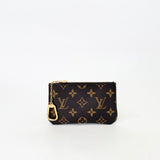 LOUIS VUITTON MONOGRAM ZIP KEY POUCH S