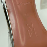 AMINA MUADDI ROSIE PVC & CRYSTAL SLINGBACK PUMPS SZ 38.5