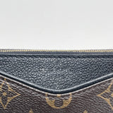 LOUIS VUITTON PALLAS CLUTCH IN MONOGRAM W BLK TRIM