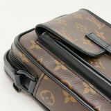 LOUIS VUITTON CHRISTOPHER WEARABLE WALLET IN MACASSAR MONO & MATTE BHW