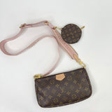 LOUIS VUITTON MULTI POCHETTE ACCESSORIES PINK STRAP