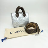 LIMITED EDITION SPEEDY 25 BANDOULIERE IN SILVER METALLIC PILLOW ECONYL & SHW
