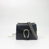 GUCCI DIONYSUS MINI CRYSTAL IN BLK LEA