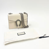 GUCCI DIONYSUS MINI IN WHITE ( CREAM ) LEATHER