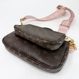 LOUIS VUITTON MULTI POCHETTE ACCESSORIES W PINK STRAP