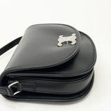 CELINE MEDIUM BESACE TRIOMPHE IN BLK SUPPLE CALFSKIN LEA & SHW - BLuxe Boutique