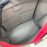 FENDI 2 JOURS CORAL RED LEA 2 WAY BAG