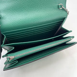 GUCCI EMERALD LEA & CRYSTAL DIONYSUS MINI CHAIN WALLET/ CROSSBODY